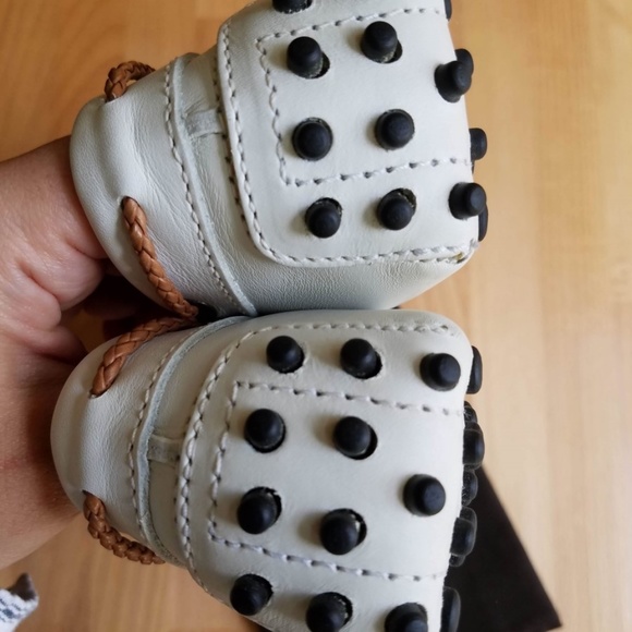 Tod's New Gommino Driving Shoes Loafer White 39.5 - Picture 8 of 8
